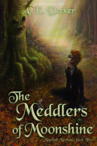 The Meddlers of Moonshine (Moonfall Mayhem #1) by A. E. Decker
